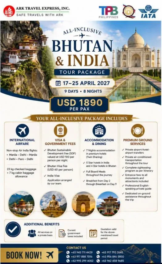 All-Inclusive Bhutan and India campaign artwork