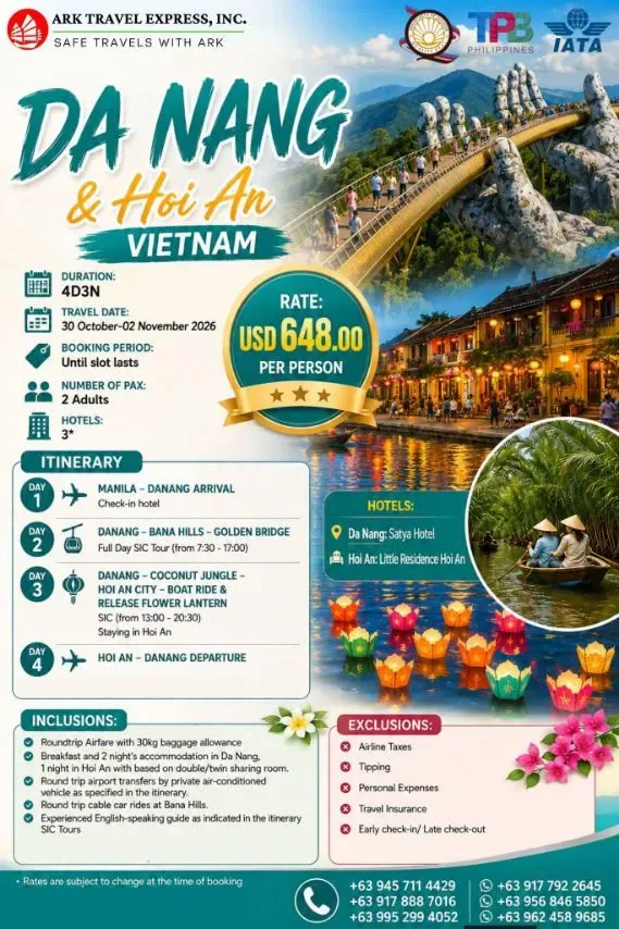 Da Nang & Hoi An, Vietnam campaign artwork