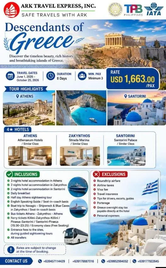 Descendants of Greece campaign artwork