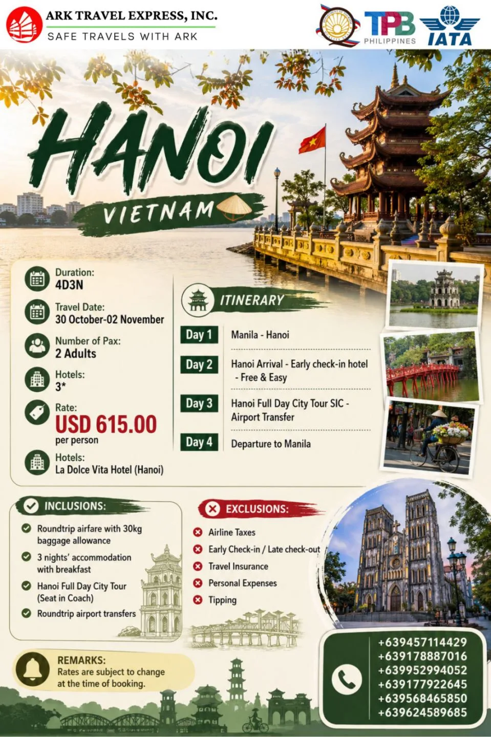 Hanoi, Vietnam campaign artwork