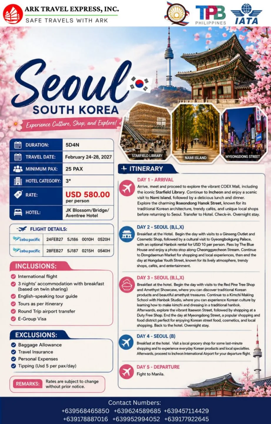 Seoul, South Korea campaign artwork